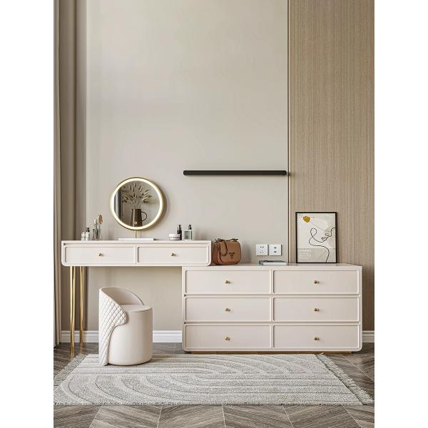 Quality Scandinavian Modern Bedroom Furniture  Space Saving Dressing Table Nightstand wholesale