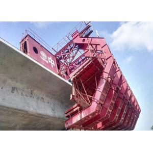 Steel Movable Scaffolding System Erection Full Span Bridge Superstructure