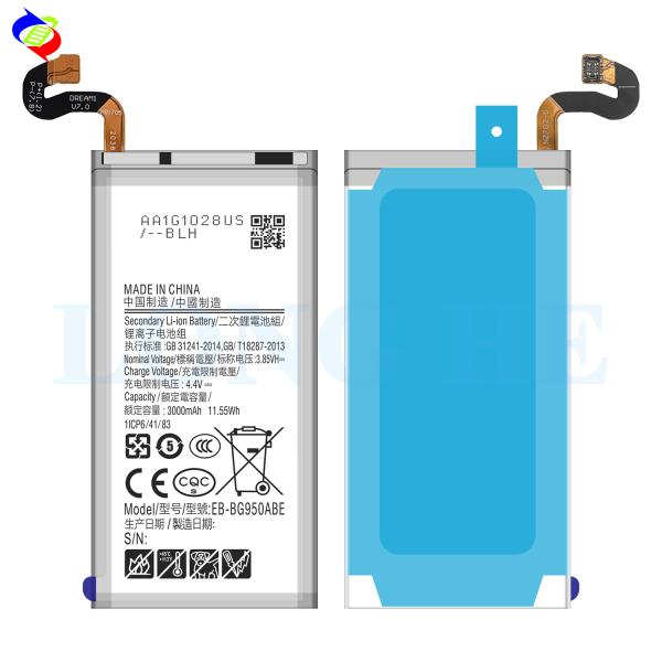 3000mAh for Mobile Phone Secondary Li-ion Battery EB-BG950ABE 3.85V Original SAM S8 G950