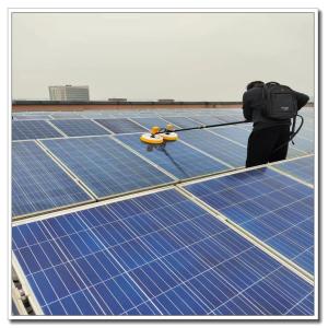 Physical Cleaning Principle Water-Fed Double Head Rotating Brush for Solar Panel
