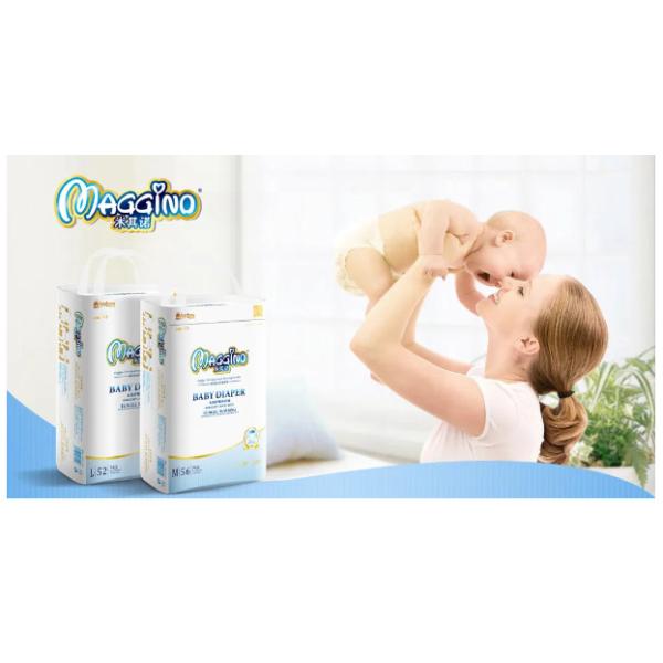 Quality Maggino Diaper Tencel Silky Anti-3D Leak Guard Disposable baby diaper/pull up diaper wholesale