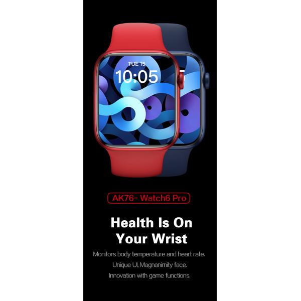 Sleep Monitoring 1.75 Inch T500 Smart Watch 200MAH 3D UI