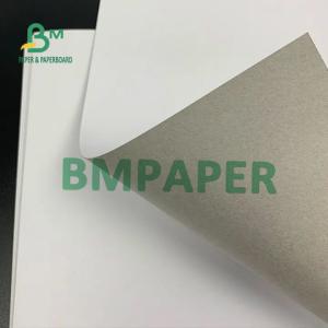 White Clay Coated Duplex Board , Recycled Pulp Gray Back Board 0.3mm - 2mm Thick
