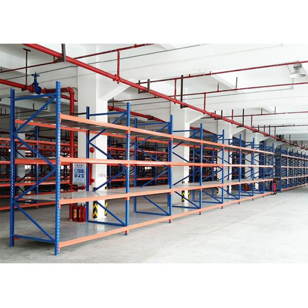 Cold Rolled Steel Long Span Racking System Garage Storage Shelving RAL System