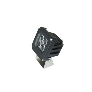 Black Anodize CNC Parts LED light Housing With Heat Sink