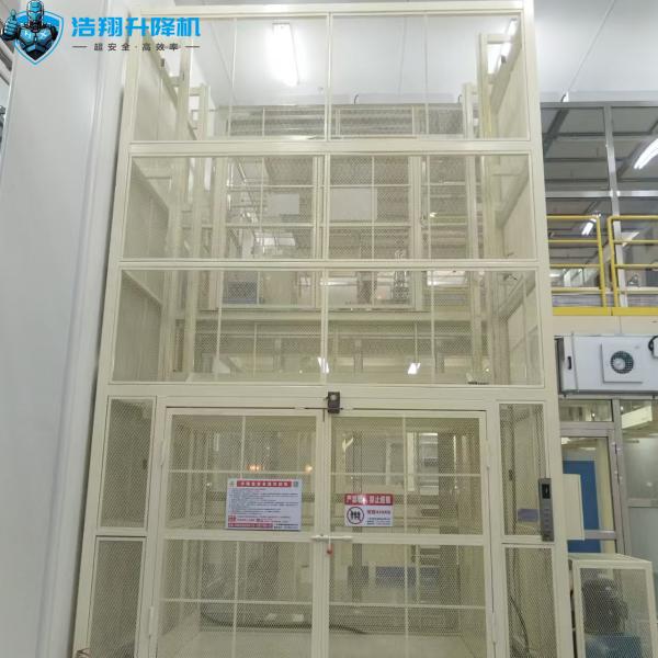 10T Hydraulic Freight Elevator Guide Rail Goods Lift For Workshop Heavy Duty