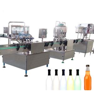 Easy Operate Carbonated Beverage Filling Machine / Soda Water Filling Machine