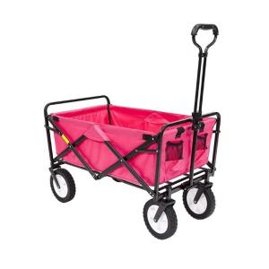 Four-Wheel Design Portable Beach Wagon Carts Multifunctional Hand Trolley for