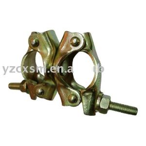 Steel Forged Scaffolding Swivel Coupler , Pressed Scaffolding Pipe Clamps