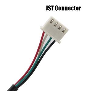 Custom Screw Locking Stud Female Panel Mount USB 2.0 Type A to JST XH PH SH