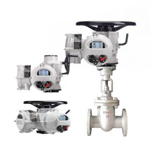 Gate Stop Valve Rotork IQ Series Electric Intelligent Actuators Multi-turn