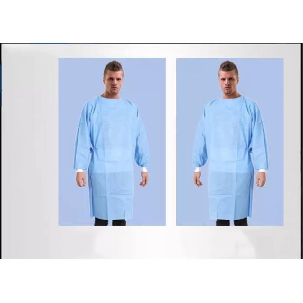 Quality Blue High Performance Waterproof Surgical Gowns Disposable Overalls Non Toxic wholesale
