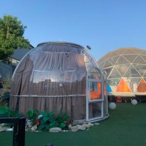 Geodesic Dome Glamping Tent Luxury PC Dome House Outdoor Bubble Tents