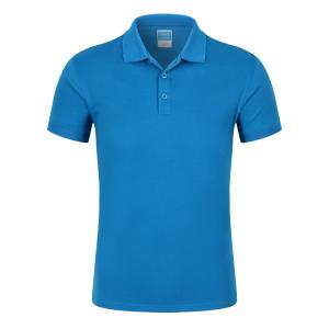 Custom Embroidered Logo Polyester Business Mens Blank Sports Polo T Shirt With