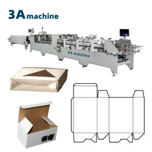 Cheap Corrugated/Cardboard Box Dual- Lock Bottom Sides Gluing Machine with Folder 1300-JGKW for sale