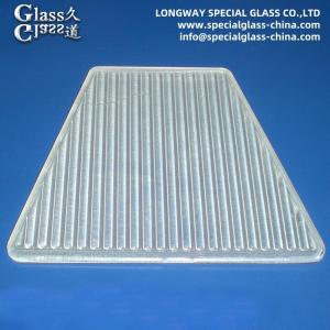 Customized Linear Flat Glass Lens From Borosilicate Glass 3.3 Frosting Available