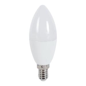 IP20 C37 LED Light Bulb E14 E27 Holder Aluminum Plastic Housing