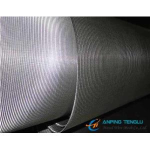 SS304 SS316 Dutch Weave Wire Mesh, 30mesh×132mesh 0.4mm×0.2mm Wire Diameter