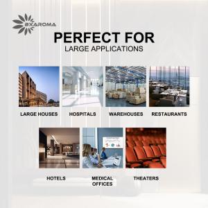 3000cbm Bluetooth Fragrance Scent Air Machine 800ml HVAC Essential Oil Aroma