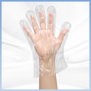 China 0.015mm Thickness Disposable Polyethylene Gloves Wear Resistance on sale