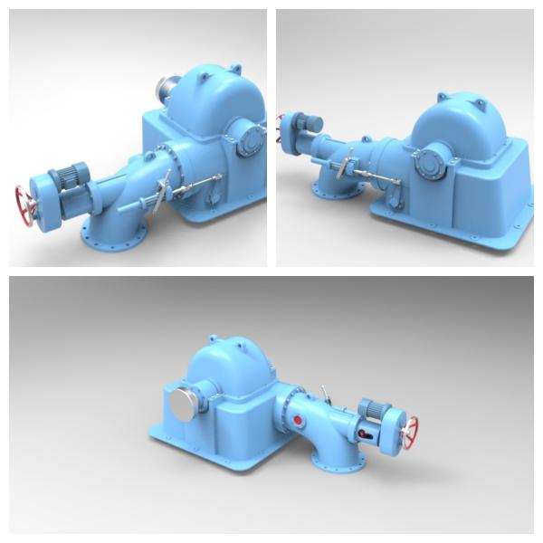 Quality Stainless Steel Rated Power 200KW-30MW Water Turbine Hydro Generator With PLC wholesale