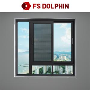 Folding Screen Aluminium Frame Sliding Window Powder Coated Double Glazed