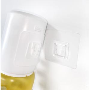 ABS Plastic Bathroom Accessories Sets 60mm Double Sided Adhesive Wall Hooks