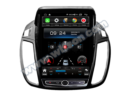 9.7'' Tesla Vertical Screen For Ford Kuga 2 Escape 3 C-Max 2012-20198 Android
