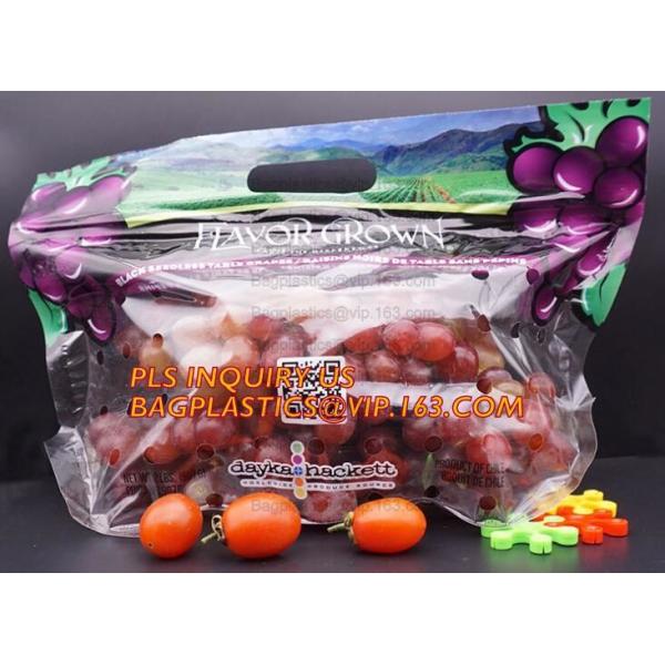 fresh cherries packaging bags with carrier handle, Pack Grape/cherry/Fresh Fruit packaging/Vegetable food Packaging Bag
