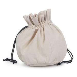 Personalized Drawstring Bags Recyclable Canvas Cotton Material Made