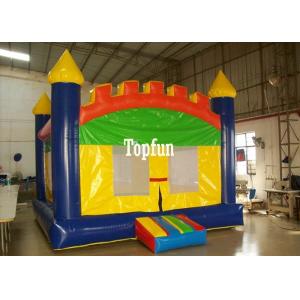 Cheap Kids Customized Inflatable Bouncy Castle Plato PVC Tarpaulin For Playground for sale