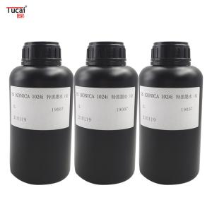 1000ml/Bottle BK UV Inkjet Ink Waterproof For QR Code And Barcode Printing