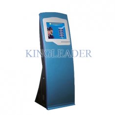 Cheap Sleek Interactive SAW Or IR Touch Screen Kiosk Stand For Government Building for sale