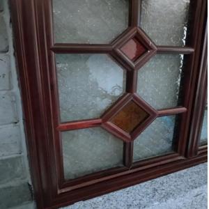 Customized Begonia Pattern Glass High Transparency Tempered Glass For Window And