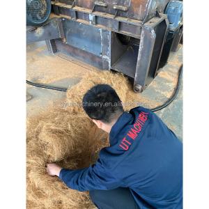 Coir Open Silk Machine for Brown Mattress Coconut Fiber Extractor at Farms