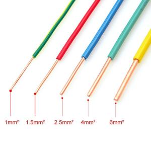 450/750V Rated Voltage 2.5mm Solid H07V-R H07V-U PVC Insulated Copper Cable Wire