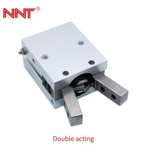 Aluminum Angular Pneumatic Cylinder Component Air Claw Gripper