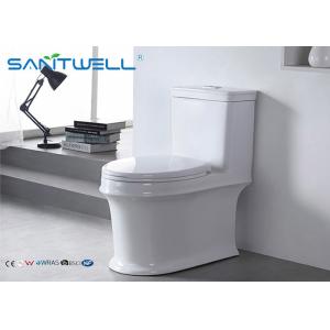 China Floor mounted siphonic dual flush toilet modern sanitary 730*390*725 mm Size on sale