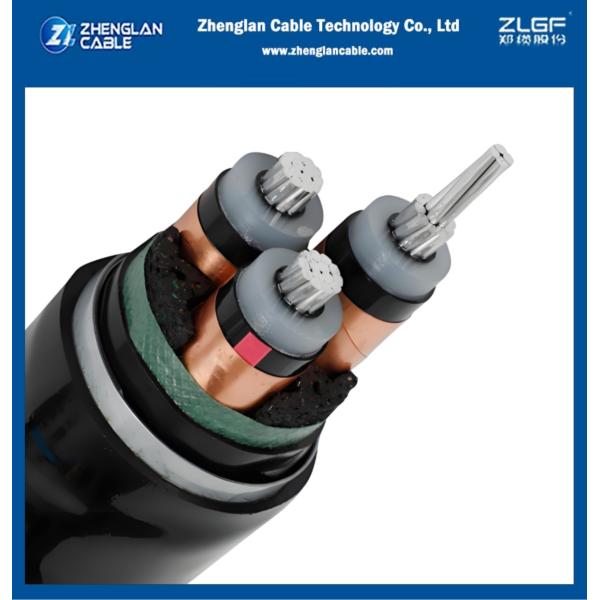 Quality Aluminum power cable Medium voltage cable 8.7/15kv AL/XLPE/CTS/PVC/STA/PVC 3x70mm2 IEC 60502-2 wholesale
