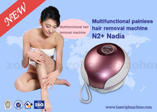 Quality Pink IPL Hair Removal Machines Wind Cooling Intense Pulsed Light wholesale