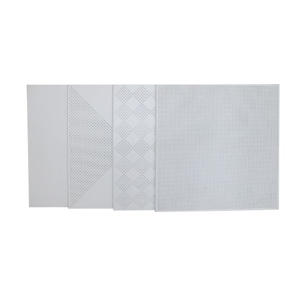 Diagonal Checkerboard Perforated Aluminum Ceiling Panel Modular Design