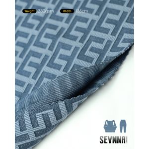 High Density Double Knit Fabric with 380gsm Weight and 135cm Width for Eco