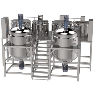 Electricity Heating Vacuum Liquid Mixer Machine For Liquid Detergent Processing