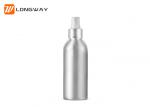 Matte Silver Aluminum Empty Fine Mist Spray Bottles Refillable Anti Fall 30ml -