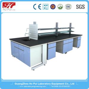 Durable Science Laboratory Workbench Flexible Steel And Wood Lab Furniture