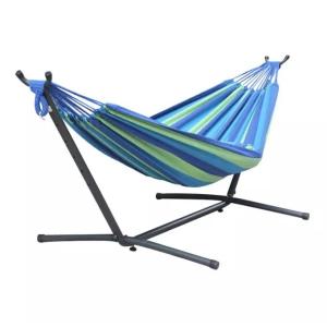 Customized Heavy Duty Canvas Hammock Stainless Frame Stable Operation