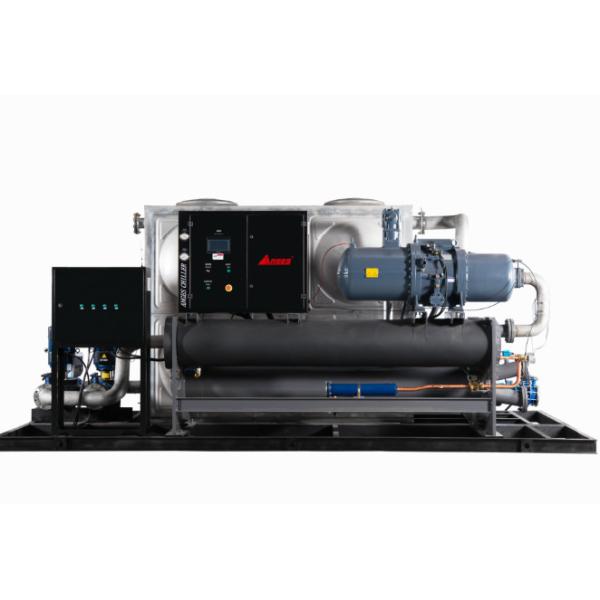 Quality 85HP Industrial Chiller Integrated System Semi Hermetic Screw Type wholesale