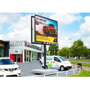 Cheap HD P10 Led Outdoor Advertising Screen High Resolution 6000cd/M2 Brightness for sale