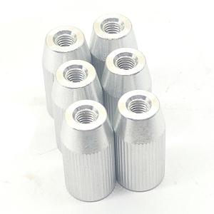 Aluminum Knurled Thumb Screw 12.8×25mm CNC Precision Machined Custom Anodized