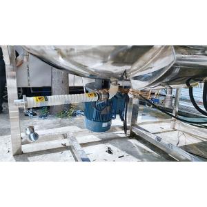 Sealed Design Hand Soap Making Machine Mixer 65 Rpm Steam Heating